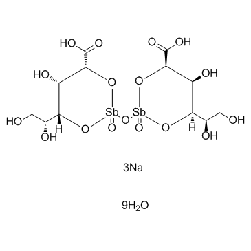 Stibogluconate sodium (Sodium stibogluconate) Chemical Structure