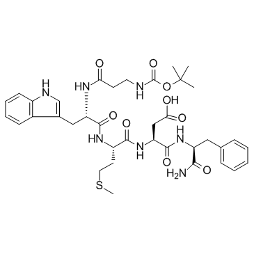 Pentagastrin (ICI-50123) Chemical Structure