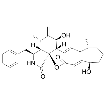 Cytochalasin B (Phomin) Chemical Structure