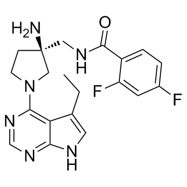 PF-AKT400 (AKT protein kinase inhibitor) Chemical Structure