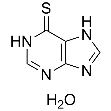 6-Mercaptopurine hydrate Chemical Structure