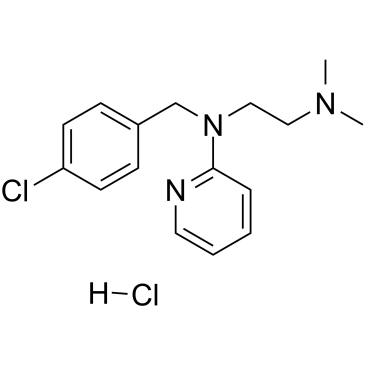 Chloropyramine hydrochloride Chemical Structure