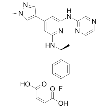Ilginatinib maleate (NS-018 (maleate)) Chemical Structure