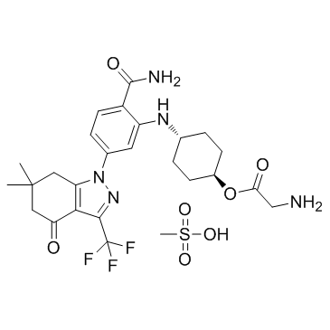 SNX-5422 Mesylate (PF-04929113 (Mesylate)) Chemical Structure