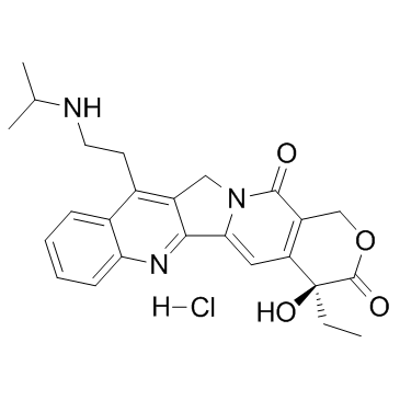 Belotecan hydrochloride (CKD-602) Chemical Structure