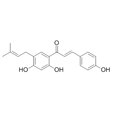 Bavachalcone (Broussochalcone B) Chemical Structure