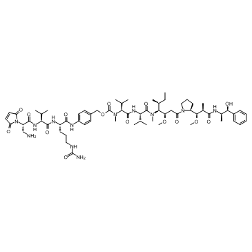 mDPR-Val-Cit-PAB-MMAE Chemical Structure