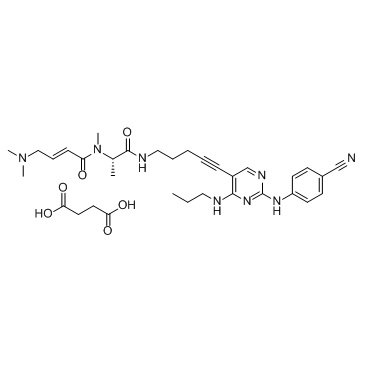 FLT3-IN-1 Succinate Chemical Structure