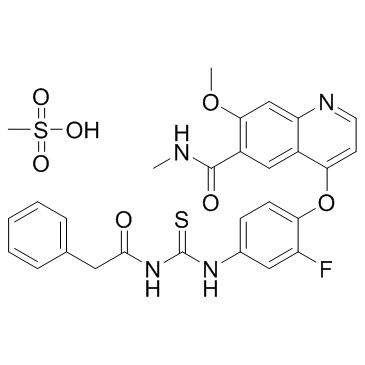 TAS-115 mesylate (TAS-115 methanesulfonate) Chemical Structure