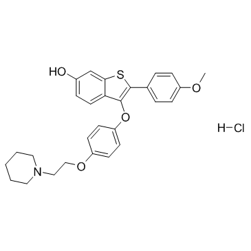Arzoxifene hydrochloride (LY 353381 HCl) Chemical Structure