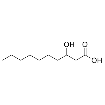 3-Hydroxycapric acid Chemical Structure