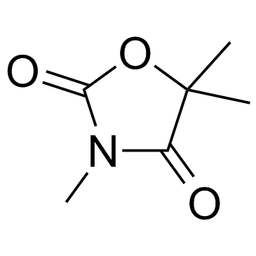 Trimethadione (3,5,5,-Trimethyloxazolidine-2,4-dione) Chemical Structure