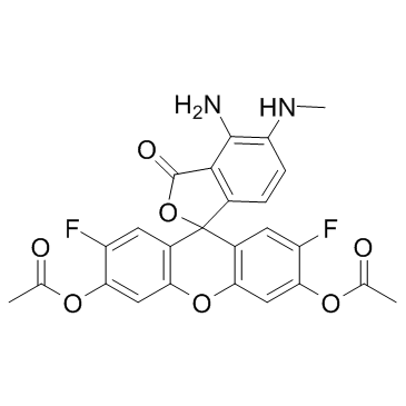 DAF-FM DA (Diaminofluorescein-FM diacetate) Chemical Structure