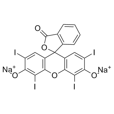 Erythrosin B (Erythrosin extra bluish) Chemical Structure