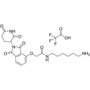 E3 Ligase Ligand-Linker Conjugates 25 Trifluoroacetate Chemical Structure