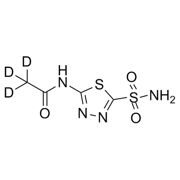 Acetazolamide D3 Chemical Structure