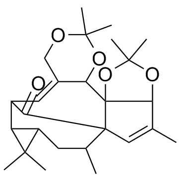 Ingenol-3,4,5,20-diacetonide Chemical Structure