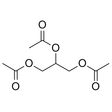 Triacetin (Glyceryl triacetate) Chemical Structure