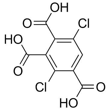 3,6-Dichlorotrimellitic acid Chemical Structure