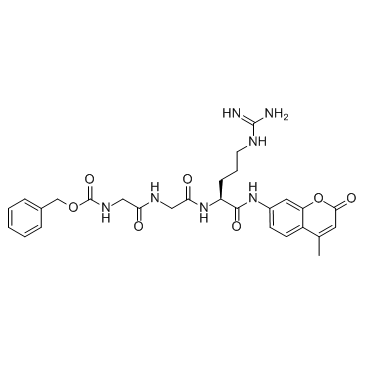 Z-Gly-Gly-Arg-AMC Chemical Structure