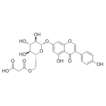 6''-O-Malonylgenistin (Malonylgenistin) Chemical Structure