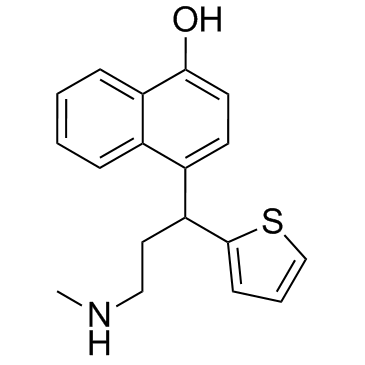 Duloxetine metabolite Para-Naphthol Duloxetine (Para-Naphthol duloxetine) Chemical Structure