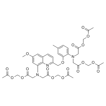 Quin-2AM (Quin-2 acetoxymethyl ester) Chemical Structure