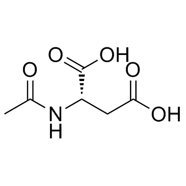 N-Acetyl-L-aspartic acid Chemical Structure