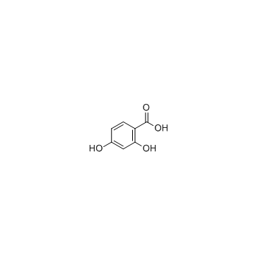 2,4-Dihydroxybenzoic acid Chemical Structure