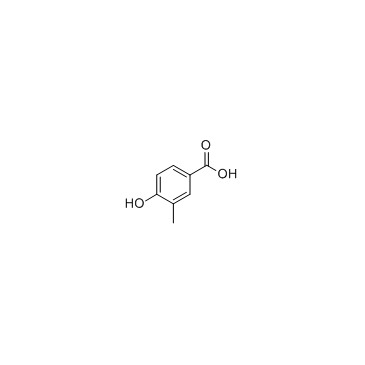 4-Hydroxy-3-methylbenzoic acid Chemical Structure