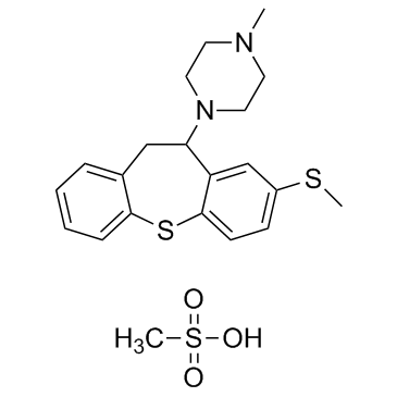 Methiothepin mesylate (Metitepine mesylate) Chemical Structure