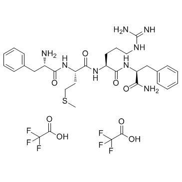 Phe-Met-Arg-Phe amide trifluoroacetate Chemical Structure