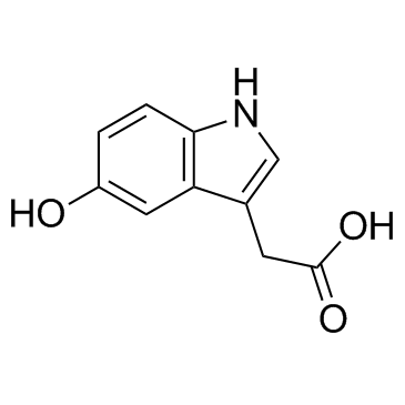5-Hydroxyindole-3-acetic acid Chemical Structure