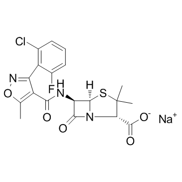Flucloxacillin sodium Chemical Structure
