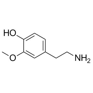 3-Methoxytyramine (3-O-methyl Dopamine) Chemical Structure