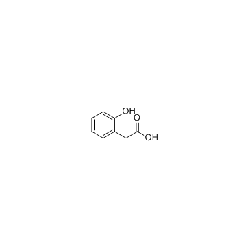 2-Hydroxyphenylacetic acid Chemical Structure