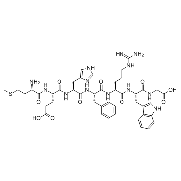Adrenocorticotropic Hormone (ACTH) (4-10), human Chemical Structure