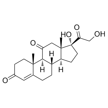 Cortisone (17-Hydroxy-11-dehydrocorticosterone) Chemical Structure