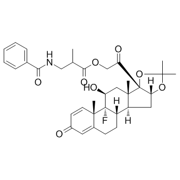 Triamcinolone Benetonide Chemical Structure