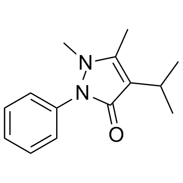 Propyphenazone (4-Isopropylantipyrine) Chemical Structure
