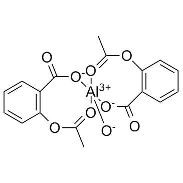 Aspirin Aluminum (Aluminum diacetylsalicylate) Chemical Structure