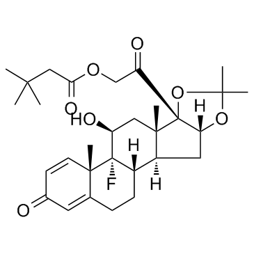 Triamcinolone hexacetonide Chemical Structure