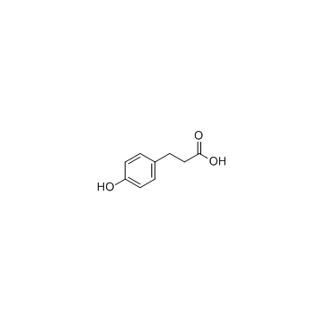 Desaminotyrosine (3-(4-Hydroxyphenyl)propionic acid) Chemical Structure