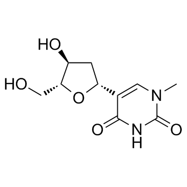 Pseudothymidine (5-Methyl-2'-Deoxypseudouridin) Chemical Structure