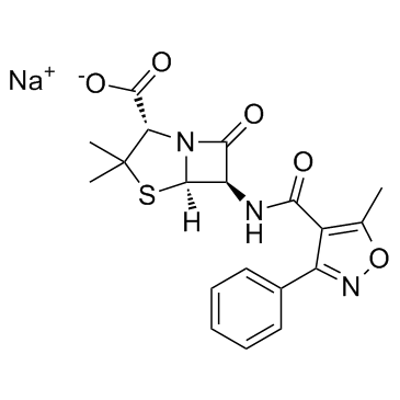 Oxacillin sodium salt Chemical Structure
