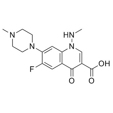 Amifloxacin (Win49375) Chemical Structure