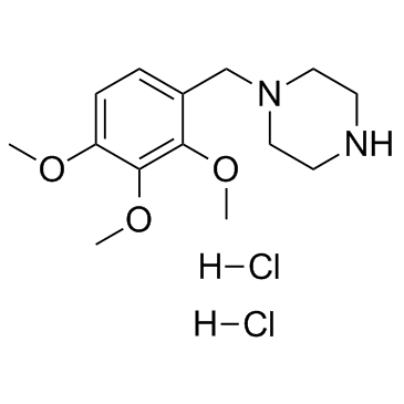 Trimetazidine dihydrochloride Chemical Structure