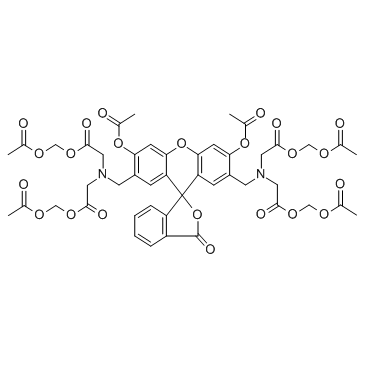 Calcein-AM (Calcein acetoxymethyl ester) Chemical Structure