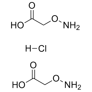 Aminooxyacetic acid hemihydrochloride (Carboxymethoxylamine Hemihydrochloride) Chemical Structure