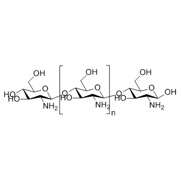 Chitosan (Deacetylated chitin) Chemical Structure